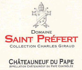 Domaine Saint Prefert Chateauneuf-du-Pape Collection Charles Giraud 2019