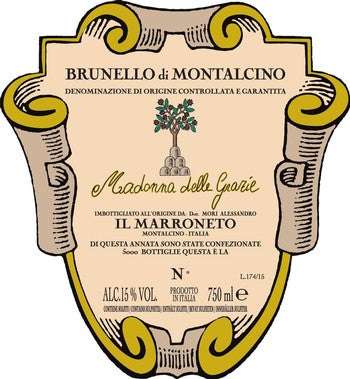 Il Marroneto Brunello Madonna delle Grazie 2020