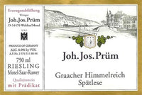 J.J. Prum Graacher Himmelreich Spatlese Riesling 2020