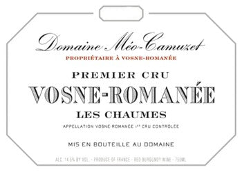 Domaine Meo-Camuzet Vosne-Romanee Les Chaumes Premier Cru 2022