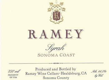 Ramey Sonoma Coast Syrah 2019