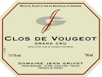Domaine Jean Grivot Clos de Vougeot Grand Cru 2021