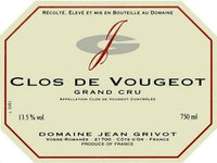 Domaine Jean Grivot Clos de Vougeot Grand Cru 2022