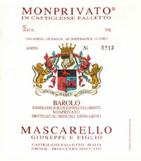 Giuseppe Mascarello & Figlio Monprivato Barolo 2019