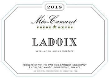Meo-Camuzet Freres & Soeurs Ladoix Blanc 2018