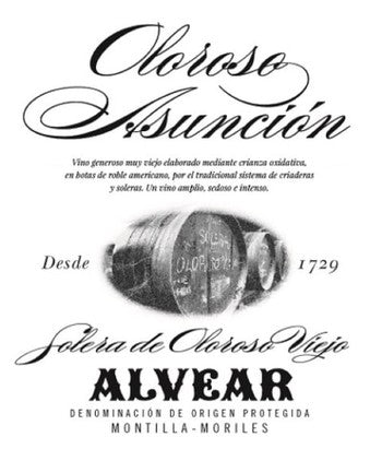 Alvear Oloroso Asuncion (375ML half-bottle) Sherry