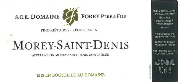 Domaine Forey & Fils Morey-Saint-Denis 2020