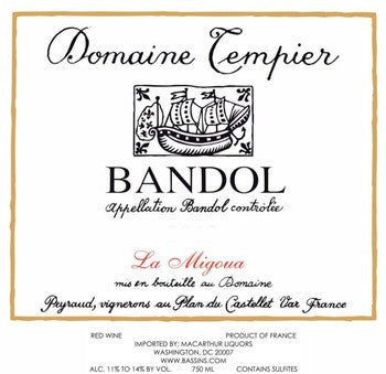 Domaine Tempier La Migoua 2022