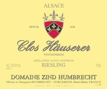 Domaine Zind-Humbrecht Clos Hauserer Riesling 2020