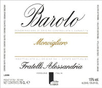 Fratelli Alessandria Barolo Monvigliero 2020