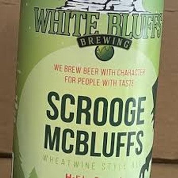 White Bluffs Scrooge McBluffs Wheatwine 16oz Can