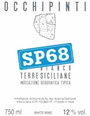 Arianna Occhipinti SP68 Terre Siciliane Bianco 2025