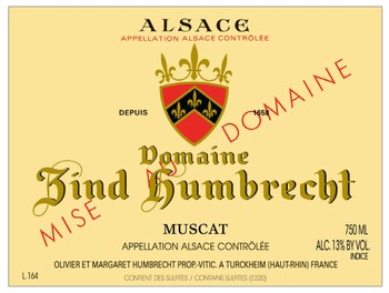 Domaine Zind-Humbrecht Muscat 2021