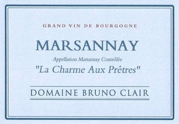 Bruno Clair Marsannay La Charme Aux Pretres 2021