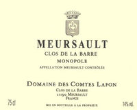 Domaine des Comtes Lafon Meursault Clos de la Barre 2021