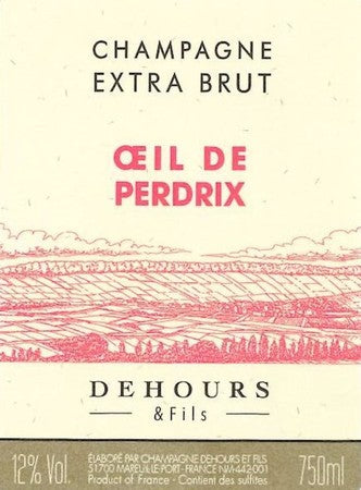 Dehours Oeil de Perdrix Rose Extra Brut