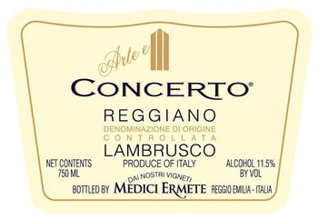 Medici Ermete Reggiano Concerto Lambrusco 2023