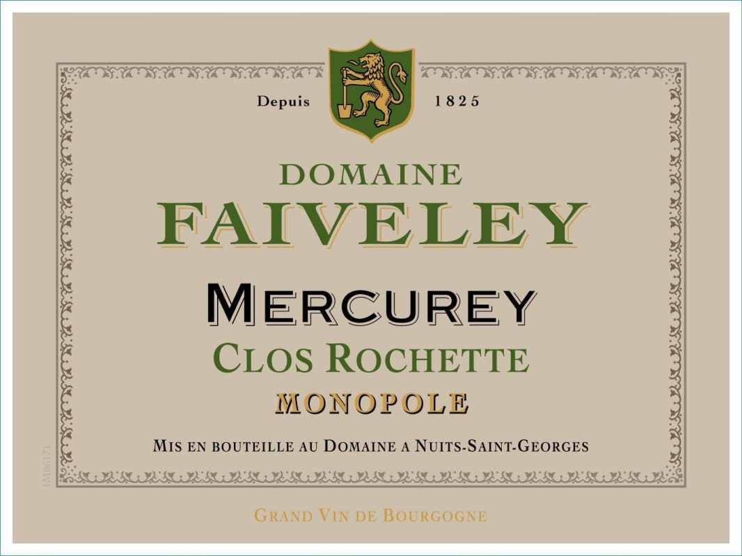 Faiveley Mercurey Blanc Clos Rochette Monopole 2020