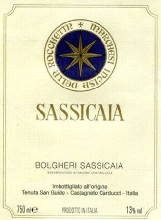 Sassicaia Ounce Pours