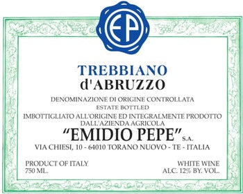 Emidio Pepe Trebbiano d'Abruzzo 2021