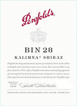 Penfolds Kalimna Bin 28 Shiraz 2021
