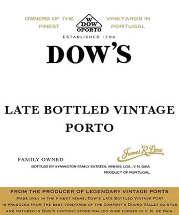 Dow's Late Bottled Vintage 2018 Port