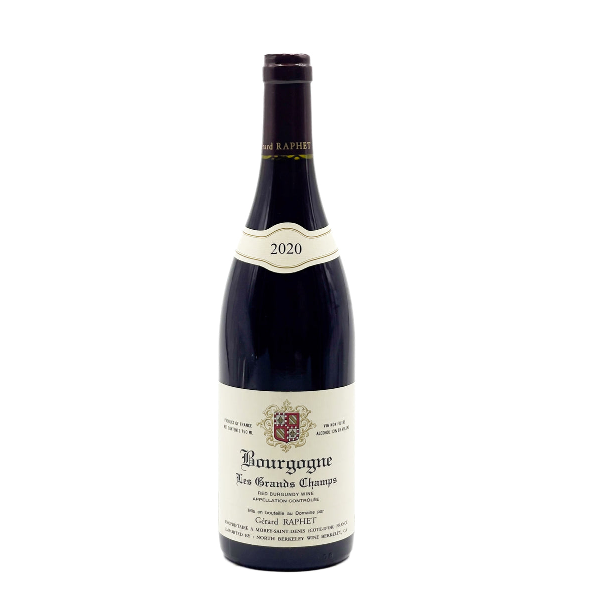 Domaine Gérard Raphet Bourgogne Rouge Les Grands Champs 2020